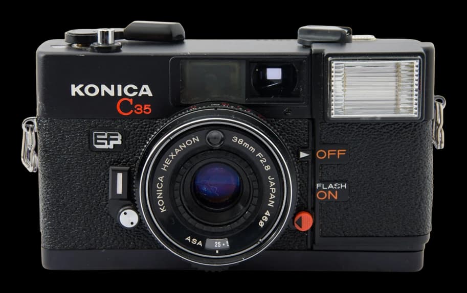 Konica C35 EF film camera