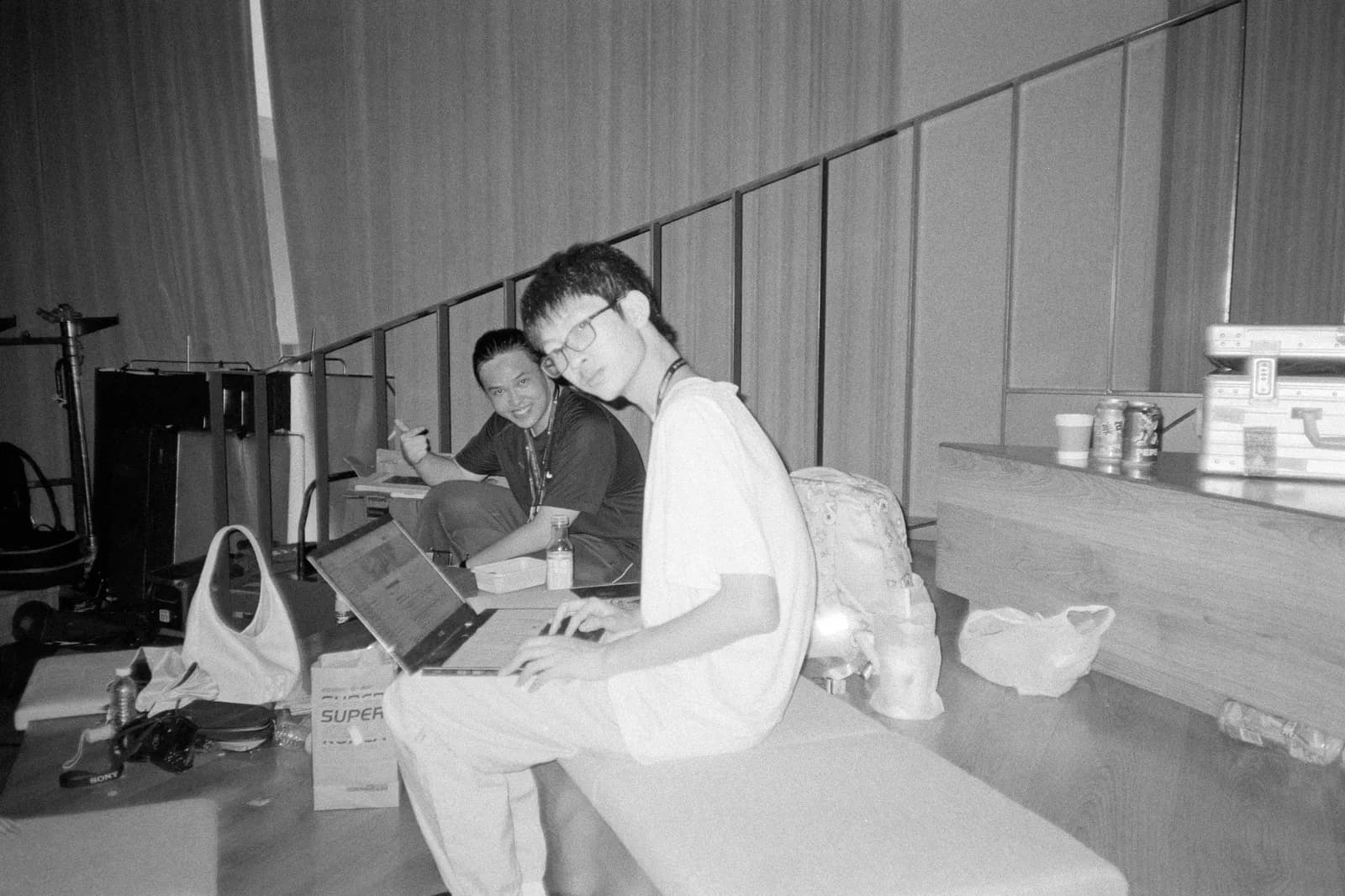 AdventureX 2026 — film photograph shot on Kentmere Pan400 with a Canon Autoboy FXL by Febe Mo