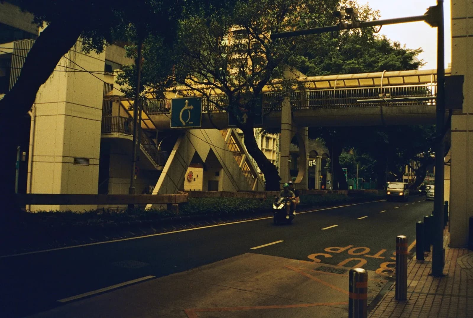 Film photograph shot on Lucky Color 400 with an Olympus Trip Panorama 2 by Zigao Wang