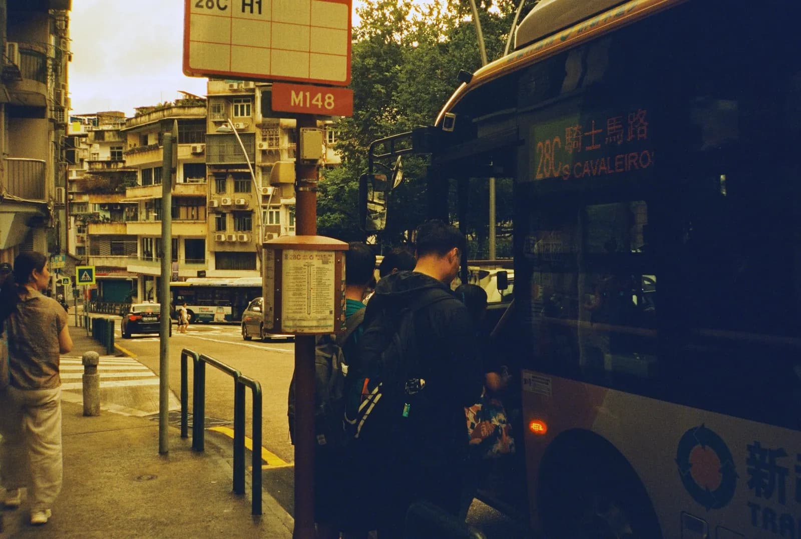 Film photograph shot on Lucky Color 400 with an Olympus Trip Panorama 2 by Zigao Wang