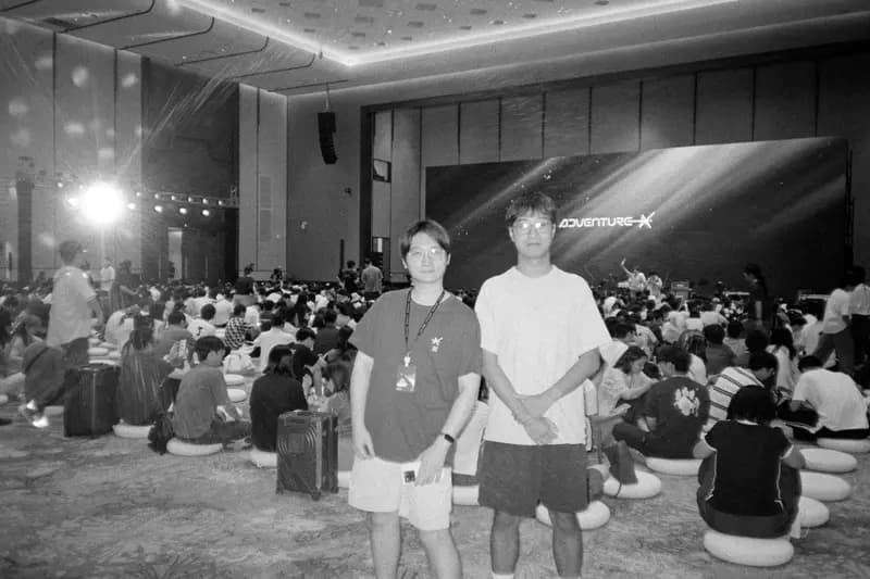 AdventureX 2026 — film photograph shot on Kentmere Pan400 with a Canon Autoboy FXL by Febe Mo