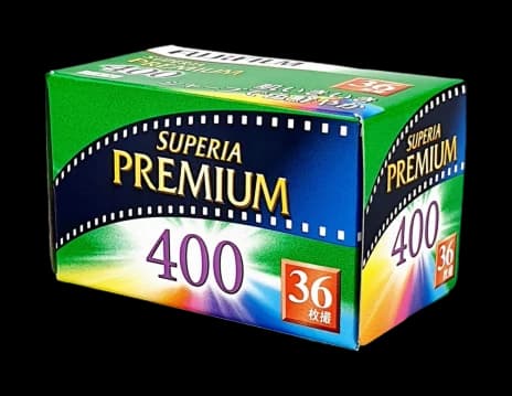 Fujifilm Superia Premium 400 film stock